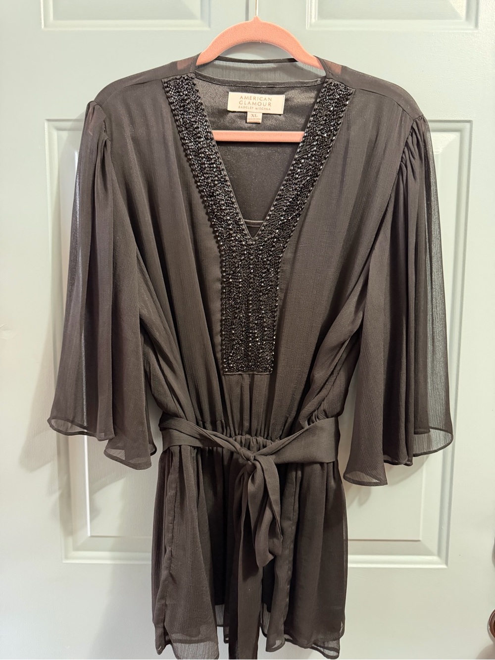 Badgley Mishka black dress top XL